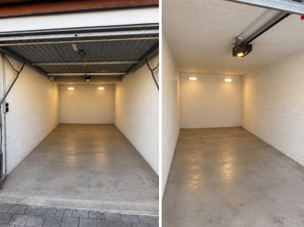 Garage mit elektronischem Tor